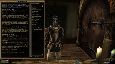 Corbin Dralas is the guild master of The Strider's Guild, you can join the guild or take The Path of the Strider quest