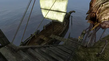 There is a ship docked outside at Strider Isle with 3 Shipmasters who have 3 boat travel locations each