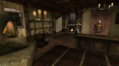 On the ground level of the Strider Isle Inn, there is a Smith
