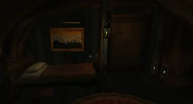 Captain Cabin's Bed Decorated