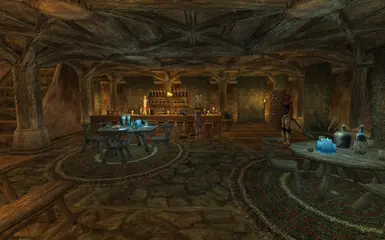 tradehouse inside in vanilla. why am I appearing in the middle of the room?