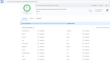 VirusTotal Scan of file MCA.esm