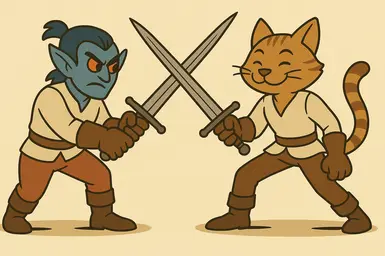 Take That -- Parrying Dodging Blocking and Spellbatting