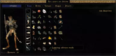 Leaving edition mode, position saved