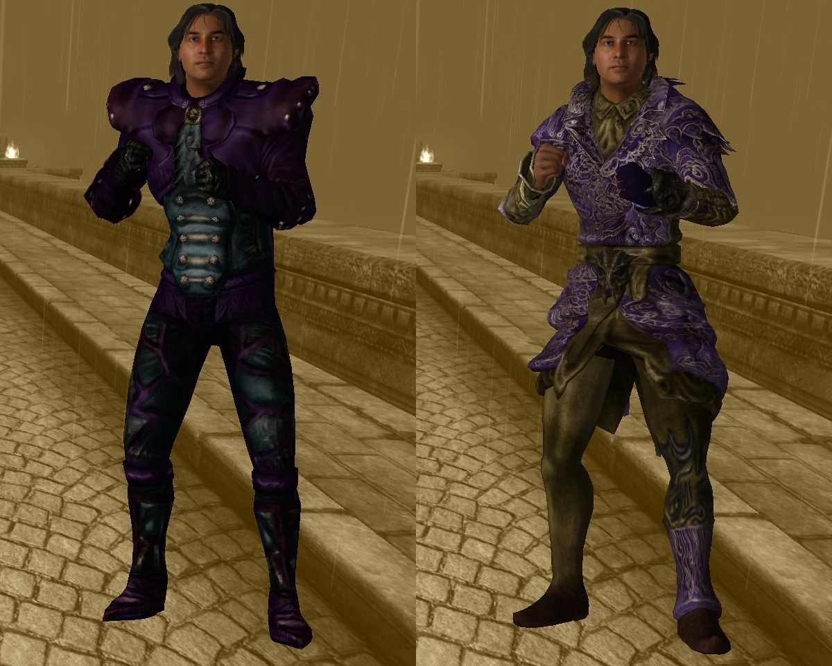 oblivion male armor mods