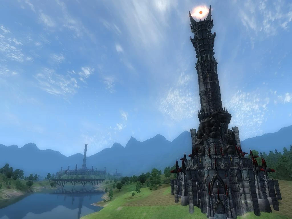 The 2 Towers__Barad-Dur and Isengard at Oblivion Nexus 