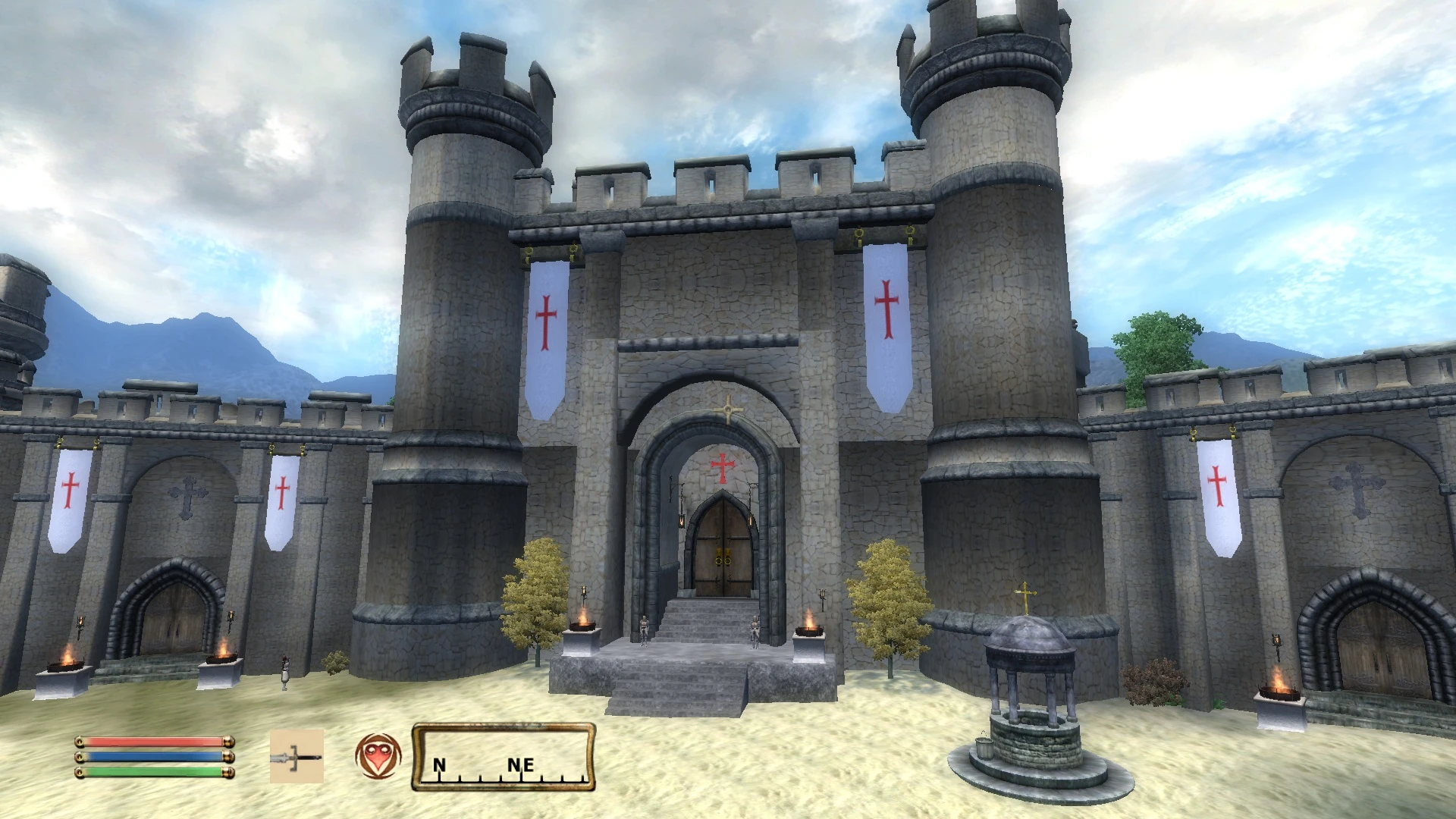 Карты замок игра. Oblivion замок боевого рога. The Elder Scrolls 4 Oblivion замок боевого рога. Oblivion крепость воина. Обливион замок боевого рога баг.