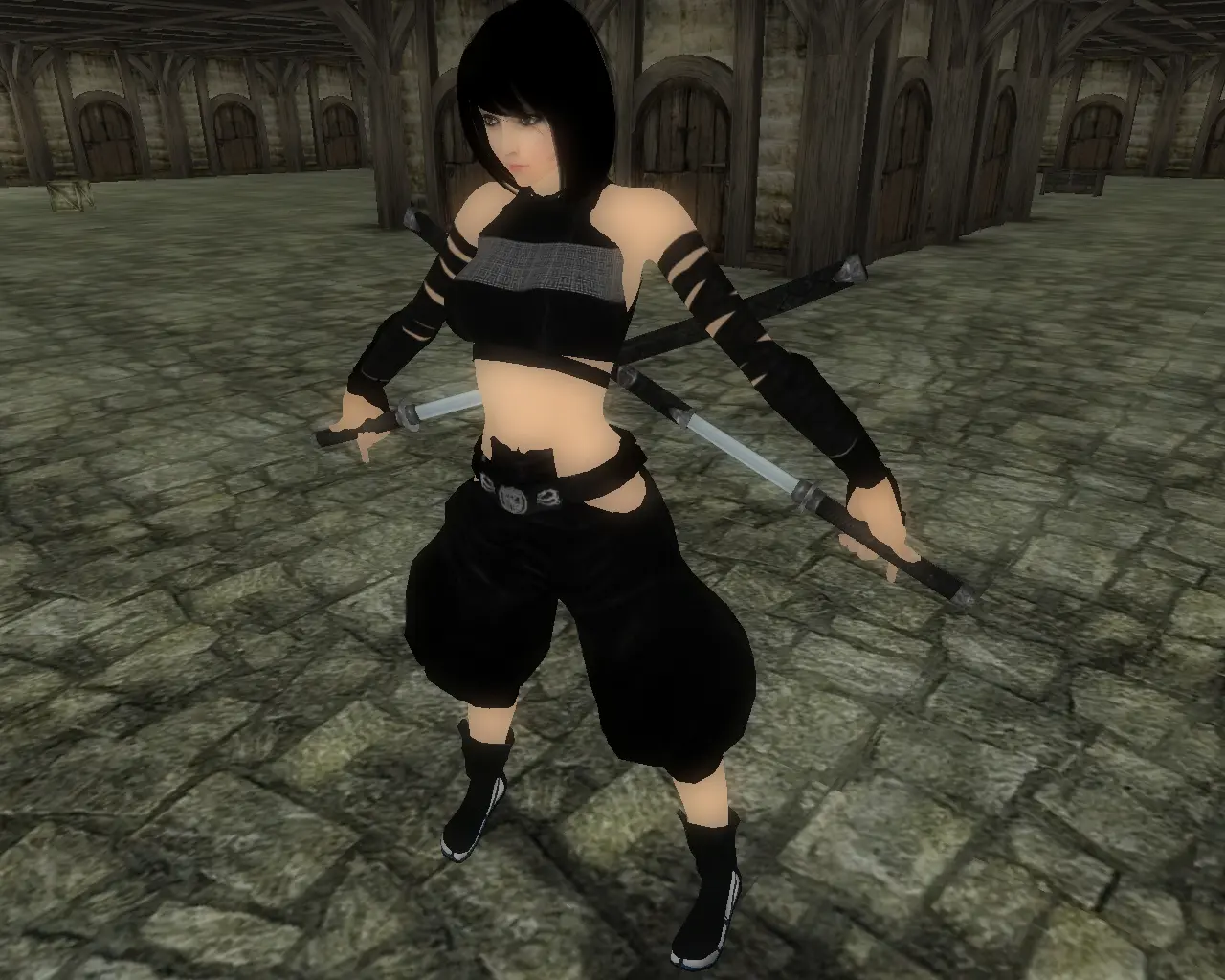 Sexy Sakura Ninja Armors For Hgec Body At Oblivion Nexus Mods And Community 