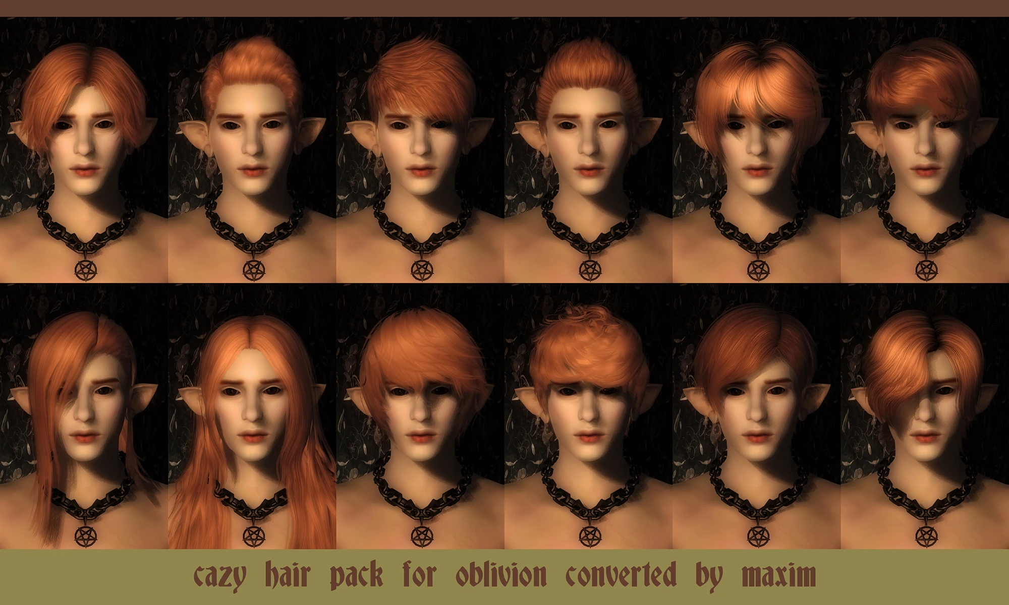 Skyrim Oblivion Hair Pack