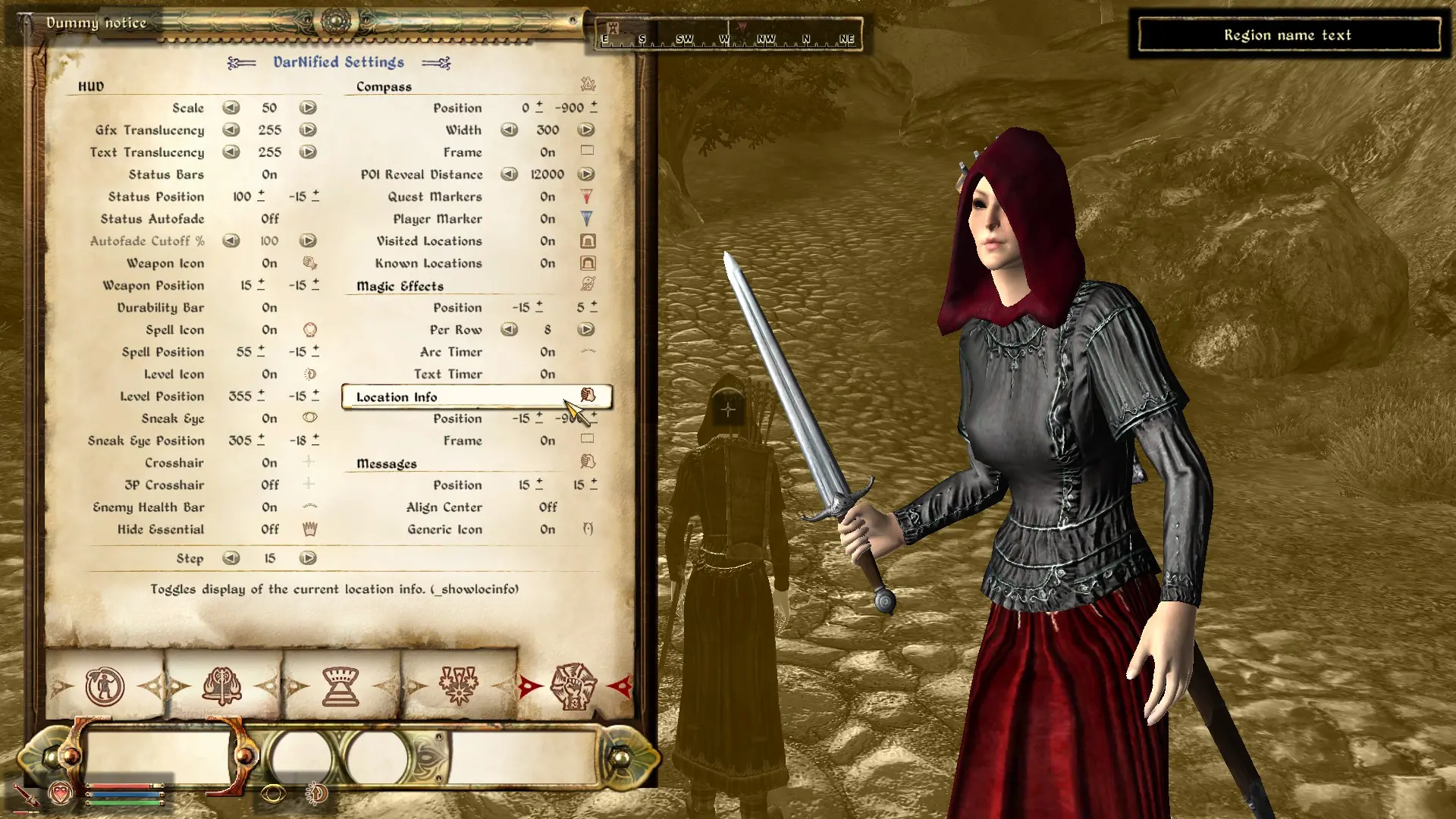 darnified ui oblivion installtion