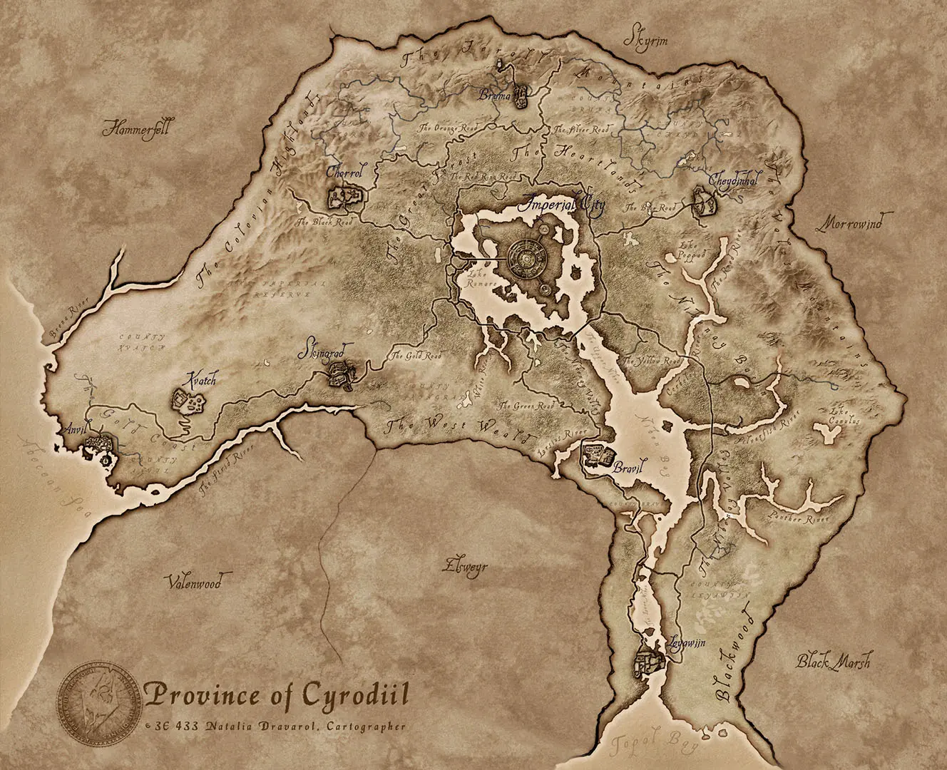 More detailed World Map at Oblivion Nexus - mods and community