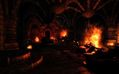 kvatch burning in the room