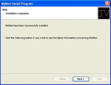 ClickTeam Installer - Dialog Box 6
