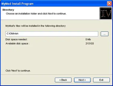 ClickTeam Installer - Dialog Box 4