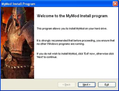 ClickTeam Installer - Dialog Box 1