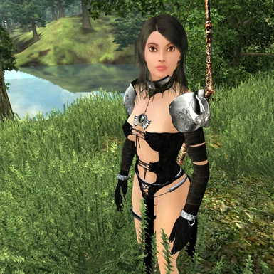 With an eyelash mod and altered high-res textures and a KF outfit