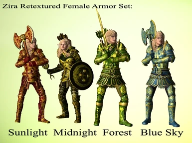 Zira Retextured Female Armor Set