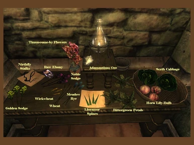Ingredients de Morrowind 3