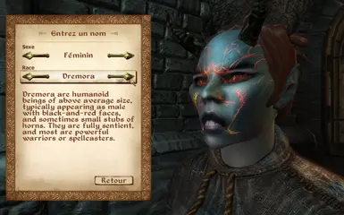 Woman Dremora face