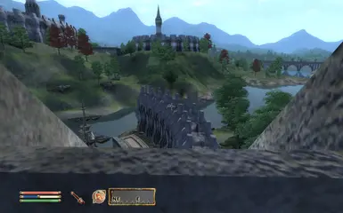 from tower accros wall