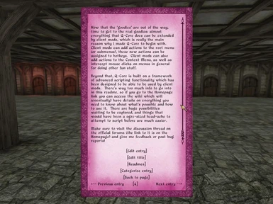 Menu Journal - long entry with scroll I