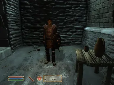 Player as Baurus in the Begining cell