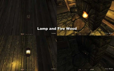 lamp and Fire wood