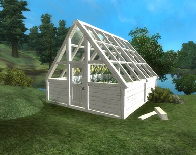 A greenhouse created with the HMTK