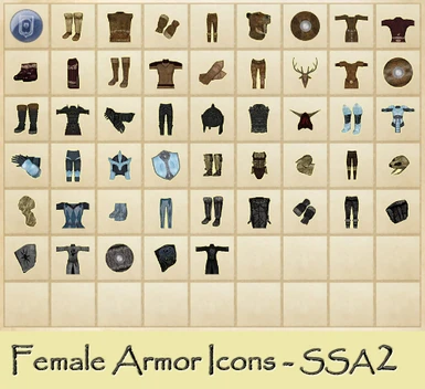 Female Armor Icons