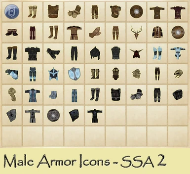 Male Armor Icons