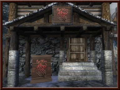 Red Wyrm Exterior - Shop Signs