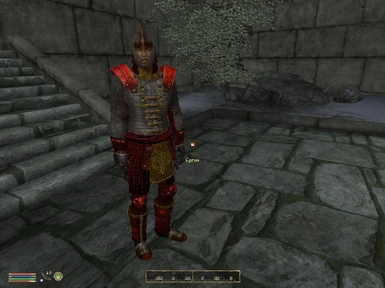 Cyrus in red armour