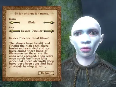 Race Menu