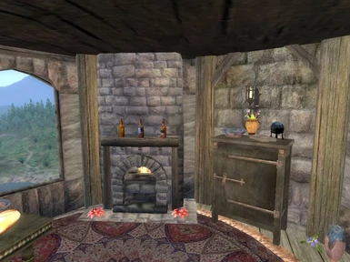 Tower Fireplace added