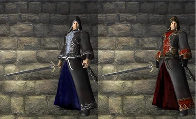 Vermillion and Silverthorn Robes 02