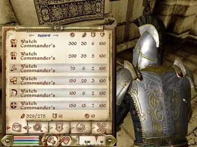 Imperial Palace armor back