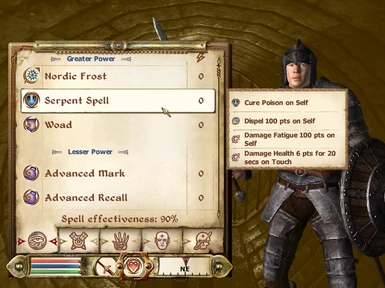 Damage Health and Dispel Changes in Serpent Spell