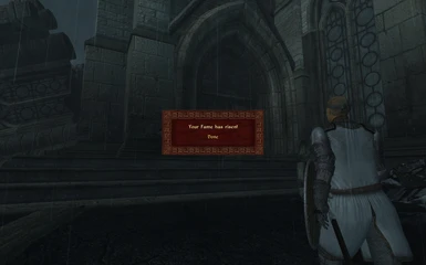 Saved the front courtyard of Kvatch