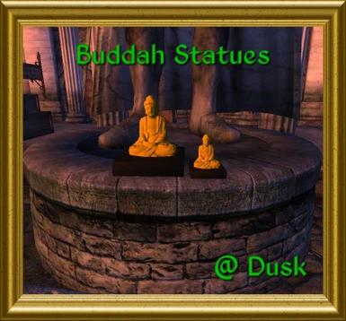 Buddah Statues at Dusk
