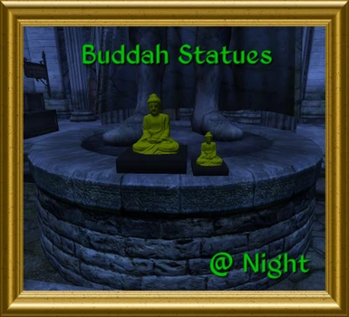 Buddah Statues at Night
