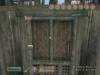 door to cabin