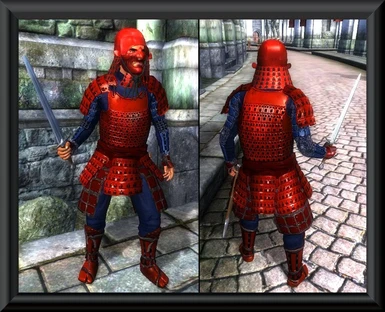 Ghogiels Samurai Armor - Red