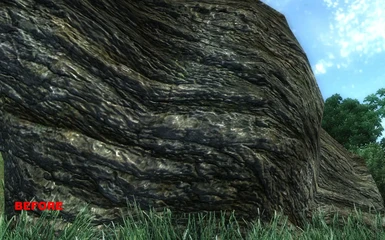 B and A gif of a rock