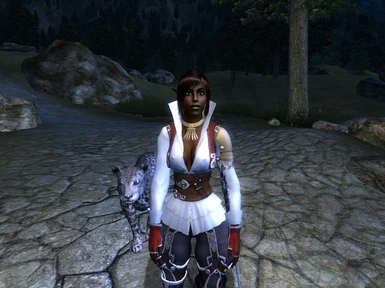 Adelina Armor on a Shadow Elf