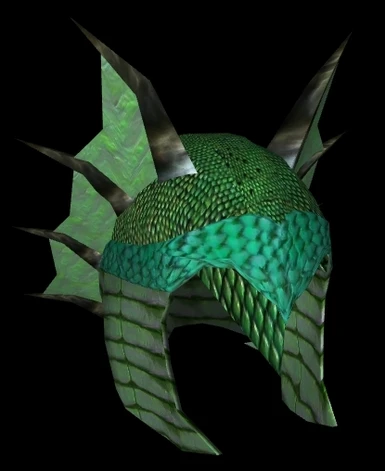 Iguana helmet