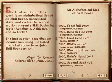 An Alphabetical List of Books  Plus Codes