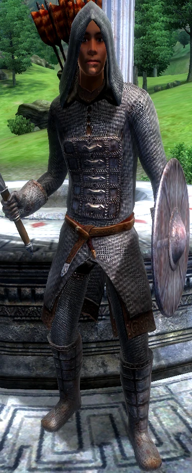 My main character - uses chainmail hoods