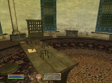 This side of the main basement room shows the alchemy stuff courtesy of COBl