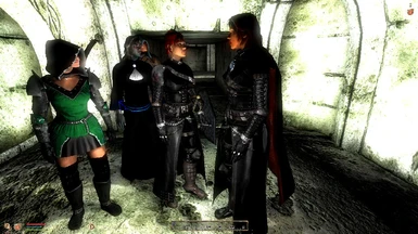Dentro una rovina elfica con Dublin e Kat