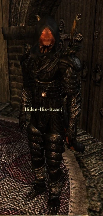 Hides his Heart